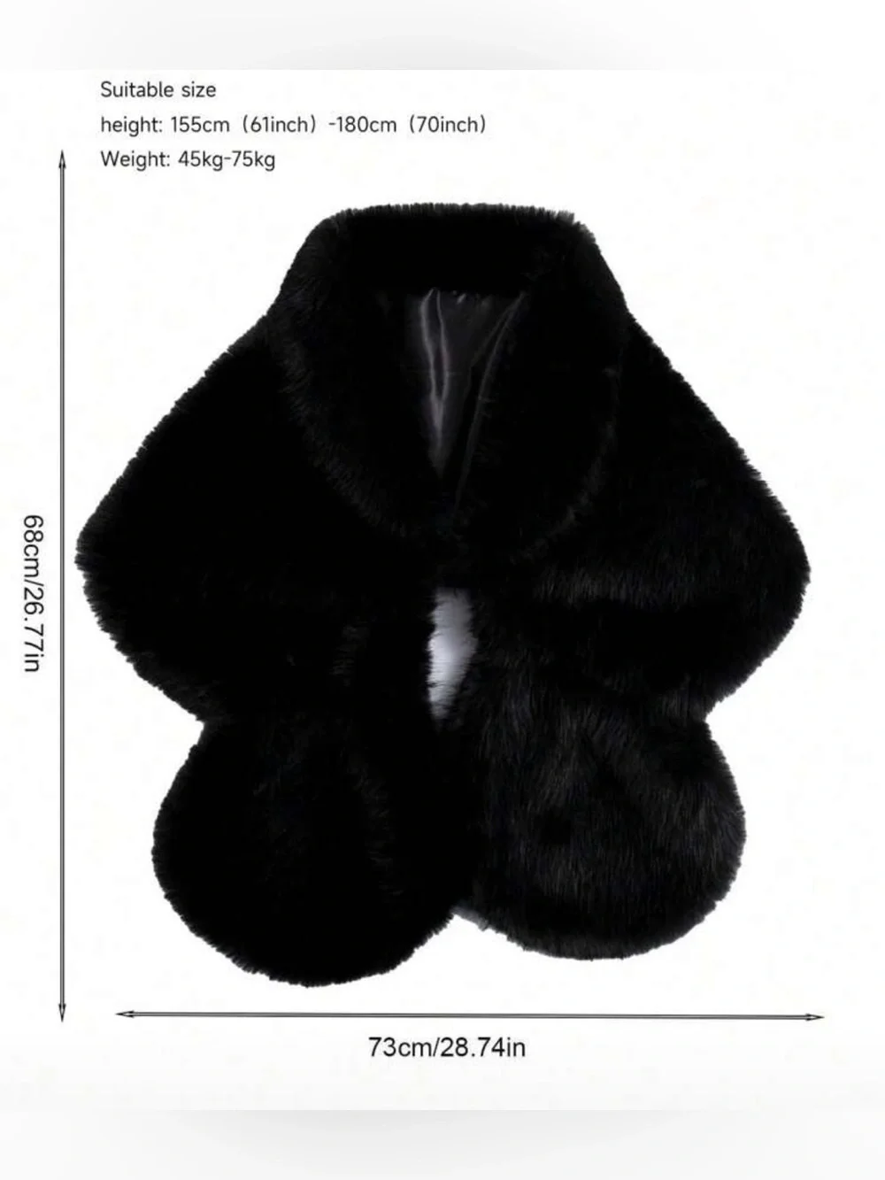 Black Lux Faux Fur